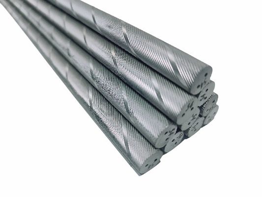 13.0g/Cm3-15.58g/Cm3 Rodas de tungstênio espiral com roscas com buracos de resfriamento duplos