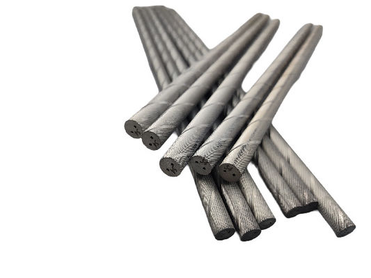 Superfície do solo Finish Tungsténio Carbide vareta helicoidal com furos de resfriamento HRA 81.5-95 para usinagem de precisão
