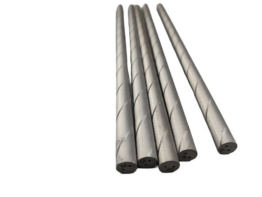 Duração personalizável Superfície do solo acabamento Cementado Carbide hastes helicoidais para corte de precisão