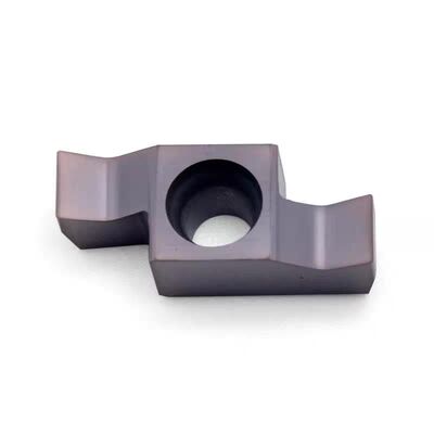 Inserção de canal de inserção de metal duro de cabeça dupla única 6GR 100 ferramenta de carboneto de tungstênio ideal para tarefas de canal de metal de precisão
